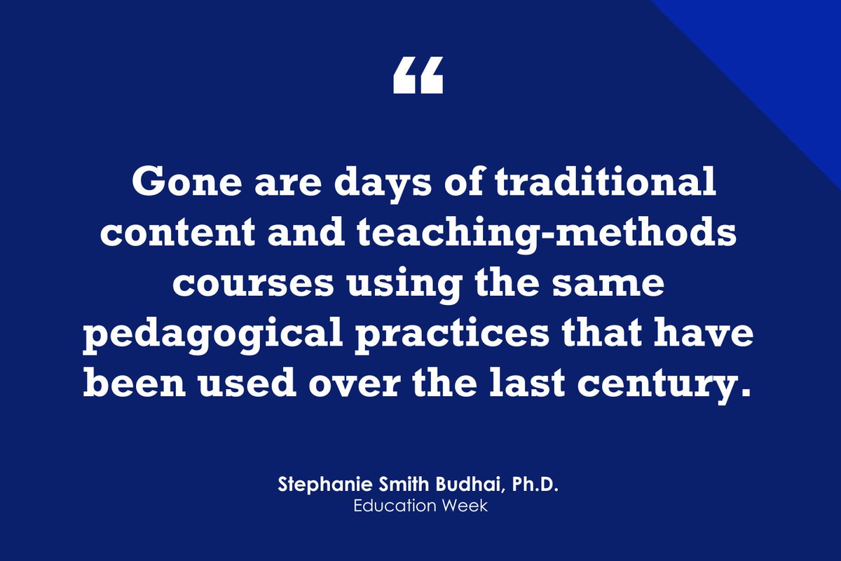 Larryferlazzo's tweet photo. "Teacher-Credentialing Programs Often Lack What Students Need" is NEW @educationweek post https://t.co/yhNBdlaLjG with @drbudhai https://t.co/T4gWjups2Y