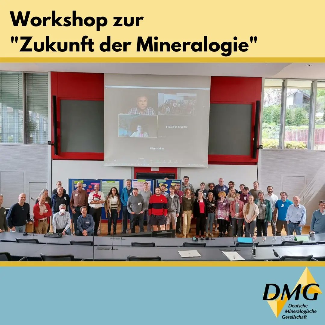 Vielen Dank an alle Teilnehmenden unseres Wokshops zur "Zukunft der Mineralogie" vom 28.-29.04 im Bad Honnef für interessante Gespräche, angeregte Diskussionen und neue Ideen!