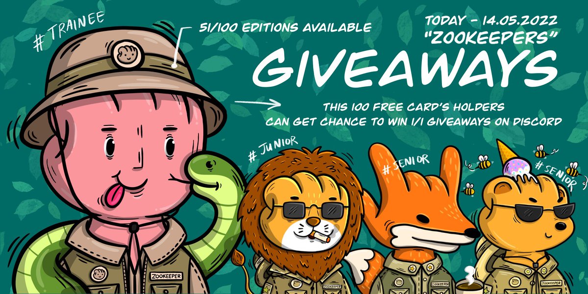 _septemberism_'s tweet photo. Fist Zoo free giveaway!! @ParasHQ 
We’re hiring!! 100 Zookeepers (cards)
https://t.co/lJnV5DlOJD

Apply &amp; Verify on https://t.co/0QMEzzfVkl
Work with us, You will get chance to win more rewards!

#fisthead #NFTCommunity #NFTs #NFTGiveaways #NFTTHAILAND #JPTHnearnft #NFTJAPAN https://t.co/bogDaBApjL