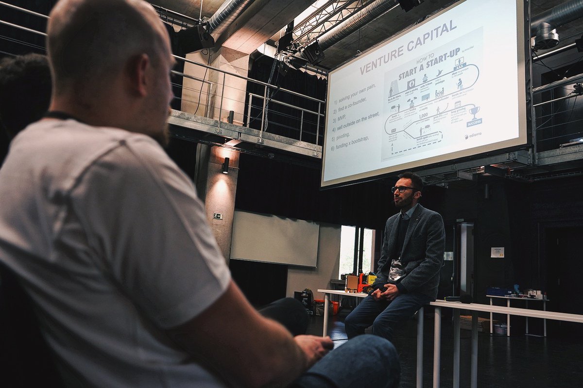 disraptors_com's tweet photo. Our director @TomCironis is a rare species.
Only on a super scarce occasion does he come into the spotlight. And #aimtechackathon was the moment! Thanks, @AIMTECas for having us and making Tom share his knowledge and stand-up comedy skills #neverbathwithswarfs🛀 https://t.co/cBKEtnHHbp