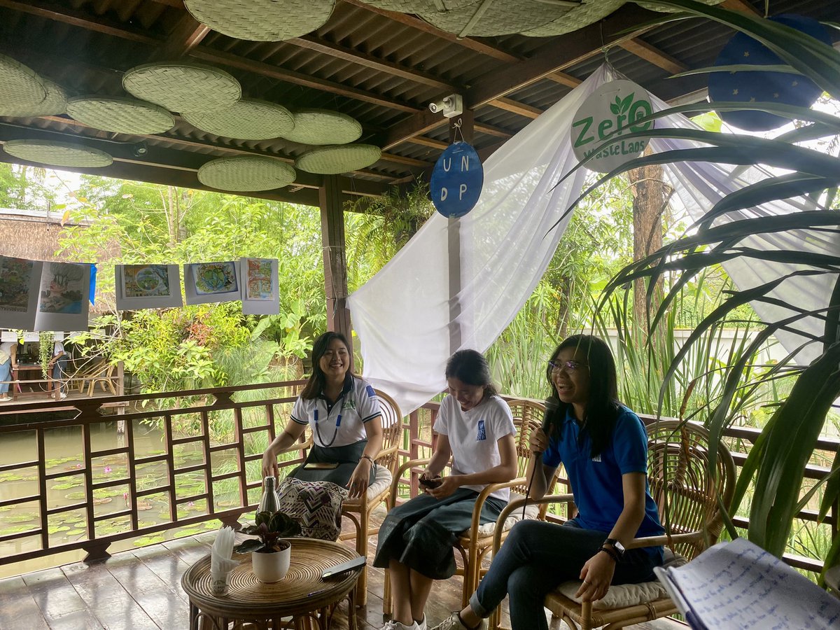 jenny_rdouglas's tweet photo. lots of energy, passion and creativity on display at the #YouthAndEnvironment event this weekend! Great to see #YouthLedAction from all Zero Waste Laos volunteers and attendees ๐๐ฑ #Youth4Dev https://t.co/tDYRGg8clQ
