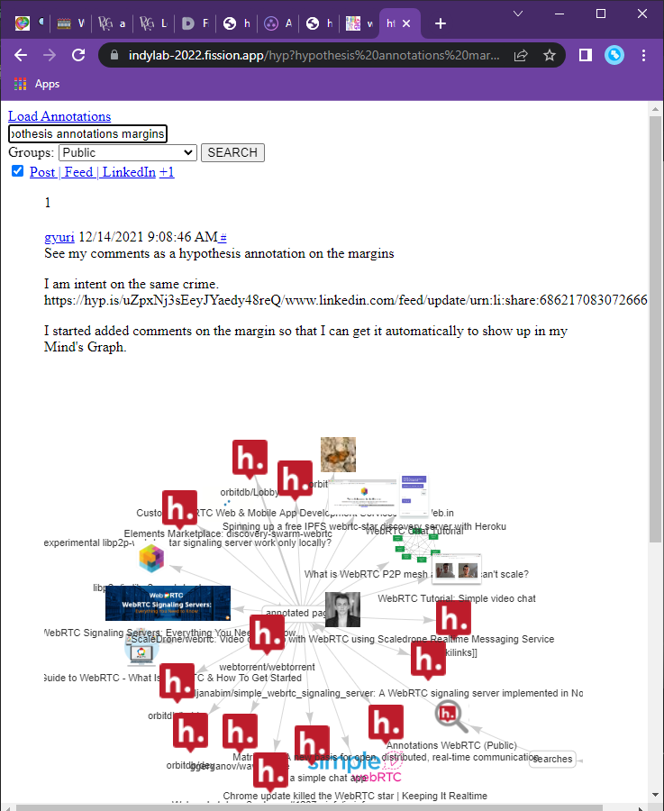 TrailMarks's tweet photo. @peterhagen_ @TrailMarks been dreaming about it since 2018 when started using @hypothes_is 
Anchor 
Personal Knowl'edge Work in 
Social Web Annotations at the edges
as HyperMapped #MindGraph 
Empower #IndyViDuals 
collaborate on a
People Centred #IndyWeb 
be their own hub at the edges https://t.co/WZSi9vRRdn
