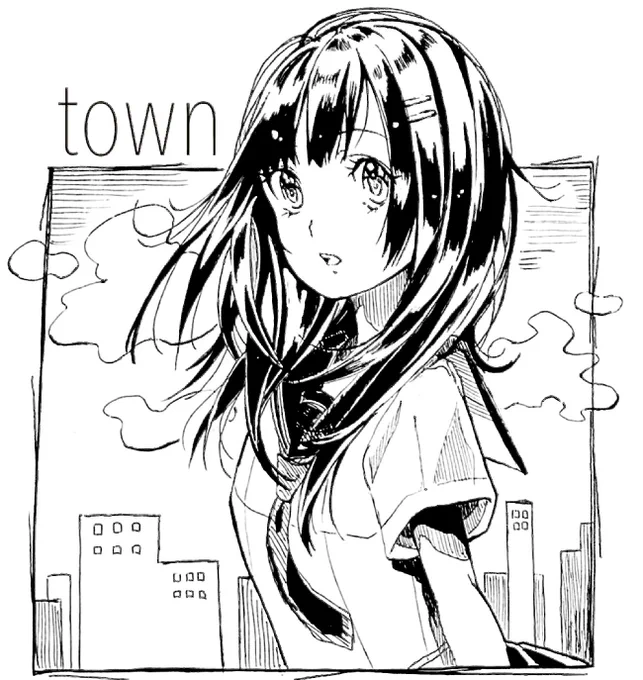 town🏘🏙🖤

#オリジナル
#街
#セーラー服 