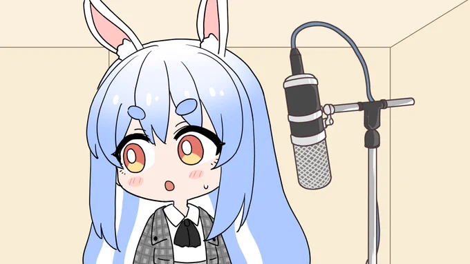 収録中恥ずかしがって顔を徐々にそらすぺこら
#マリンのお宝 #ぺこらーと 