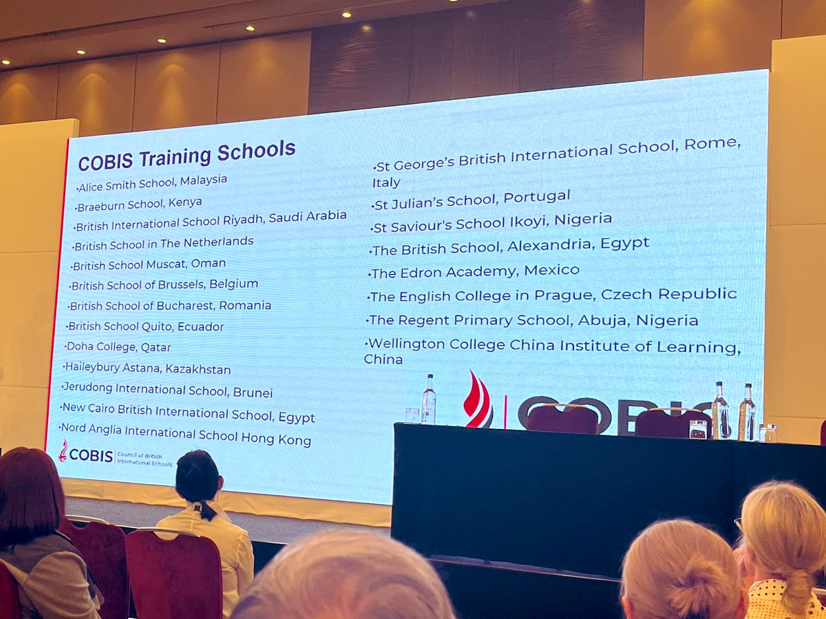 TeachRankin's tweet photo. Three new schools have joined the @COBISorg Training Schools group. @ECP_Prague is proud to hold this badge and is committed to helping current and future educators develop. #COBIS22 #globalprofession https://t.co/dKt9qZkLJV
