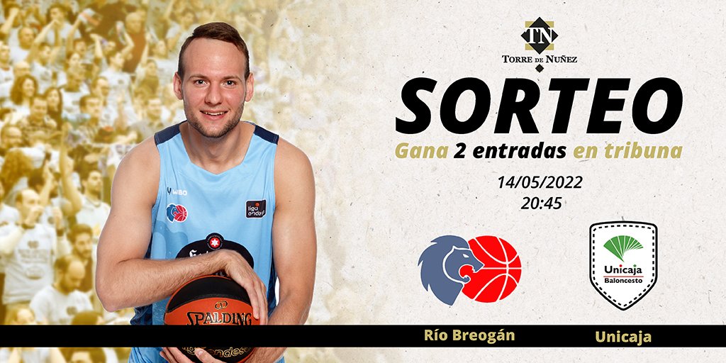 torredenunez's tweet photo. 🎟️🏀 SORTEO ENTRADAS 🎟️🏀

Gana 2️⃣ entradas para el próximo partido del @CBBreogan 😱

▫️Sigue a Torre de Núñez 
▫️Haz RT
▫️Menciona al amigo con el que irías al Pazo 

#TorreDeNúñez #Patrocinio #Sorteo @BreoMaximus https://t.co/LYiWsle5z2
