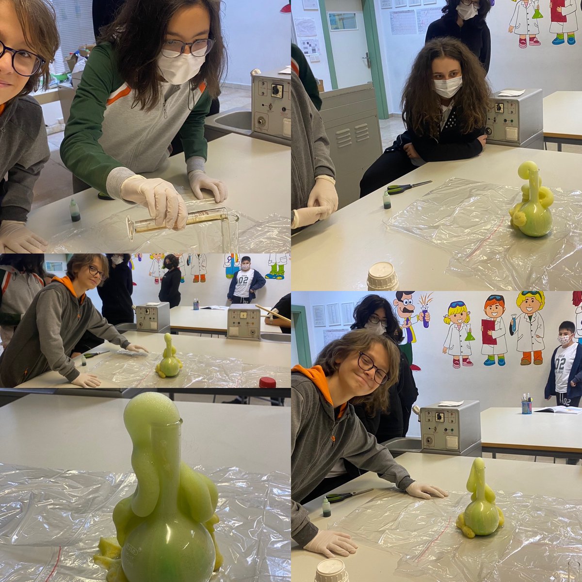 7. Sınıf öğrencilerimizle Bilimin Doğası dersimizde eğlenerek “Sabun Köpüğü Fıskiyesi” etkinliğini yaptık 🫧🧼🧪👩🏻‍🔬🧑🏻‍🔬 #eğlenmekDoğamızdavar 
#tepkimeoluşumu 
<a href="/kursatkayalak/">Kürşat Sadık KAYALAK</a> @ArifeKaraman6 <a href="/mftufekci/">Mehmet Fatih Tüfekçi</a> <a href="/DogaUskudar/">DOĞA KOLEJİ ÜSKÜDAR KAMPÜSÜ</a>