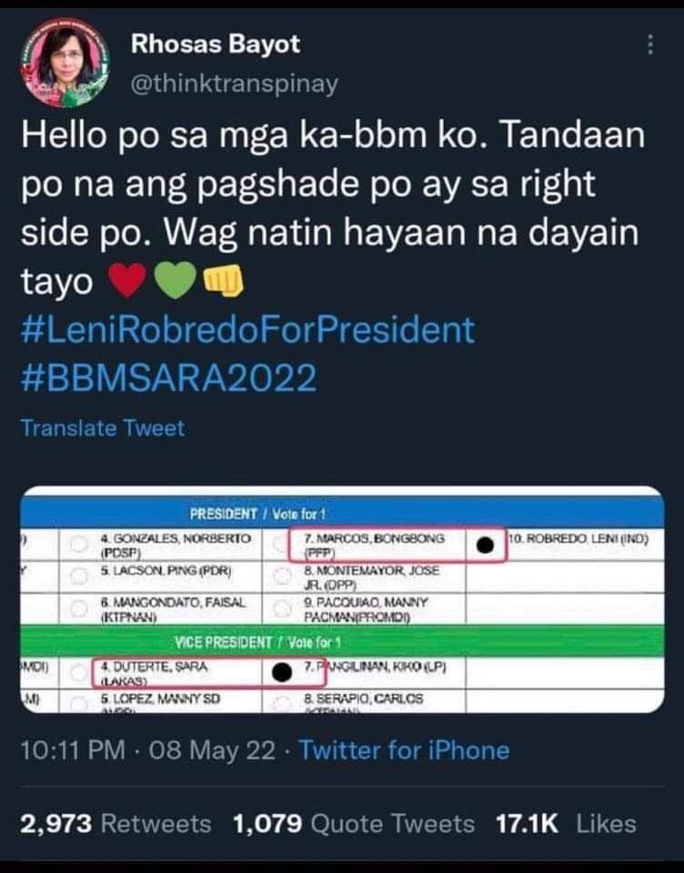 katdarlingph's tweet photo. #BBMSaraUNITEAM 
#MarcosDutere2022 
#UniTeam https://t.co/fU8Cwo3j0H