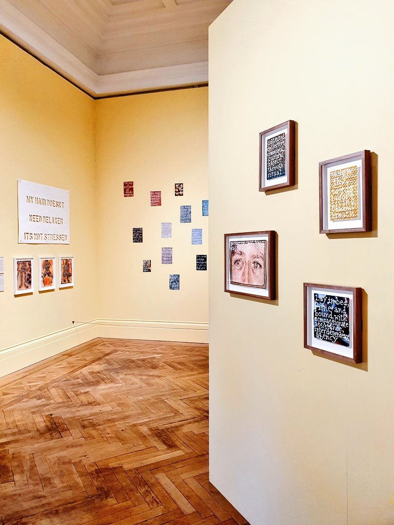 rachmarsden's tweet photo. Restorative day in #Manchester yesterday starting w/ @mcrartgallery to see @jademontserrat's 'Constellations: Care &amp; Resistance' part of @Iniva_arts #FutureCollect. A powerful project + textual (textured) prefix to the collections galleries; adored the archive/sketchbooks.

[1/5] https://t.co/eLILNeHEyx