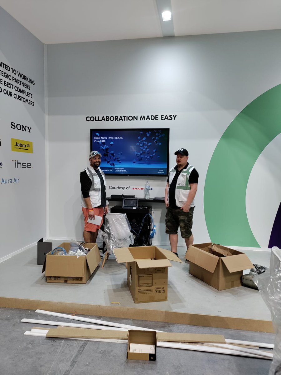 KramerElec's tweet photo. Our new brand and technology will be introduced tomorrow and it’s unlike anything you’ve seen before. Visit Kramer at Integrated Systems Europe (ISE) Booth #3B350, Hall 3 ✈

#ISE2022 #audiovisual #avtweeps #avtechnology https://t.co/uChkrAcph9