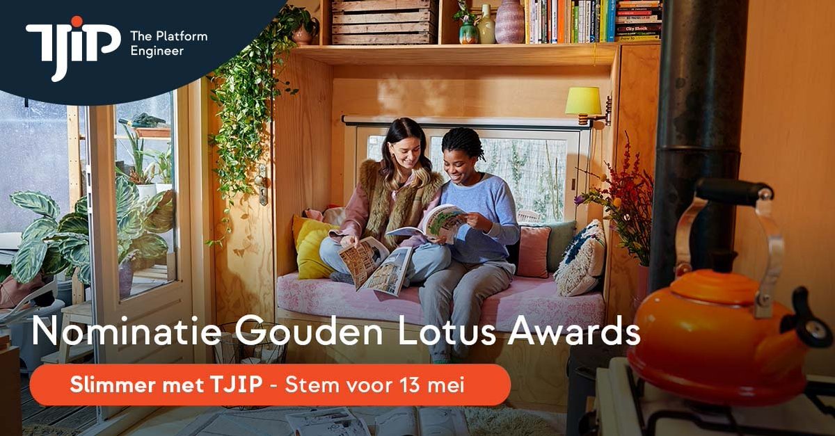TJIP_BV's tweet photo. Mooi nieuws! De module Optimale Hypotheek van TJIP Smart Platform is genomineerd binnen de categorie Innovatie voor de Gouden Lotus Awards Hypotheekmarkt. Stemmen kan nog tot vrijdag 13 mei via deze website: https://t.co/lalDI8Nexj. Slimmer met TJIP. #tjip https://t.co/XKqXZKzwOw