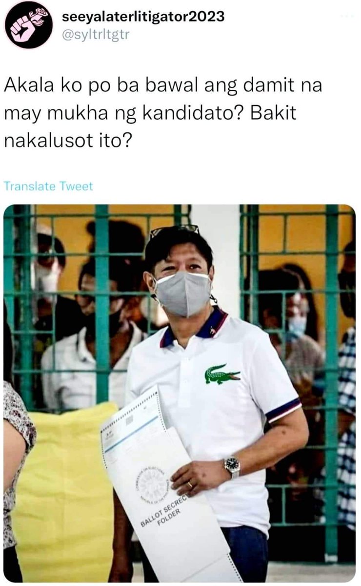 katdarlingph's tweet photo. Buwaya
#MarcosMagnanakaw 
#MarcosCorrupt 
#MarcosSinungaling 
#NoToMarcosDuterte2022 https://t.co/U864Hl5nNF