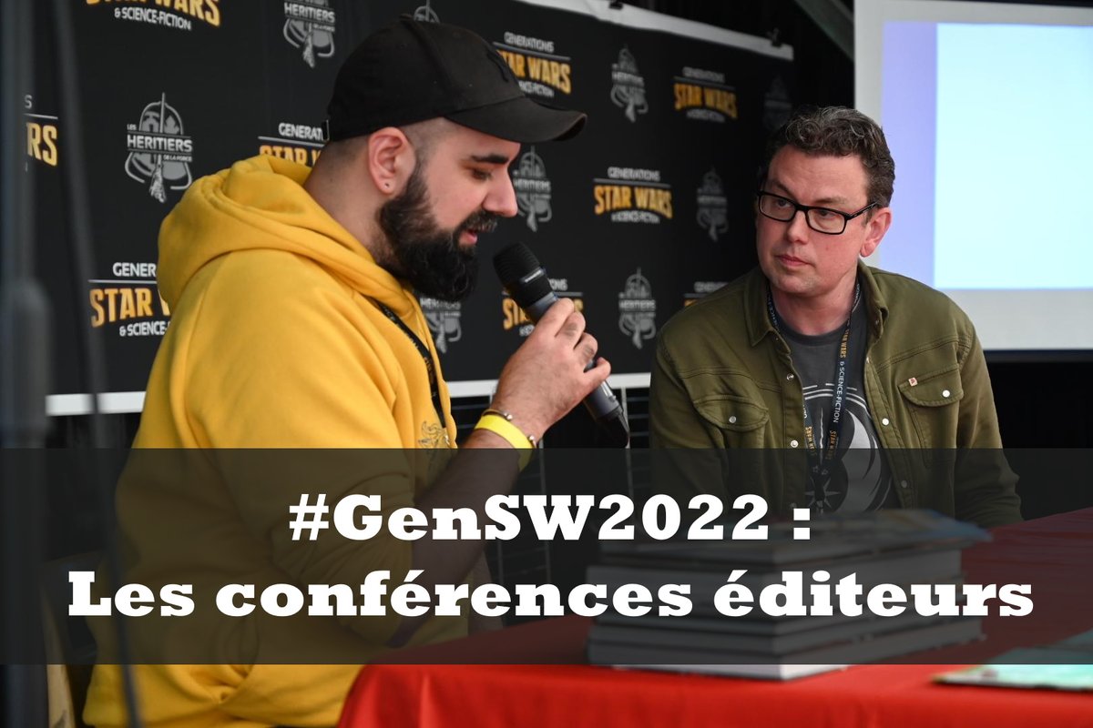 GenStarWars's tweet photo. Compte-rendu #GenSW2022, c'est parti !
On commence aujourd'hui le CR de la convention avec une première salve de vidéos : Les conférences @PocketImaginair @paninicomicsfra @DelcourtBD
➡️ https://t.co/L8ocpBFytE https://t.co/PaSpbqGsm3
