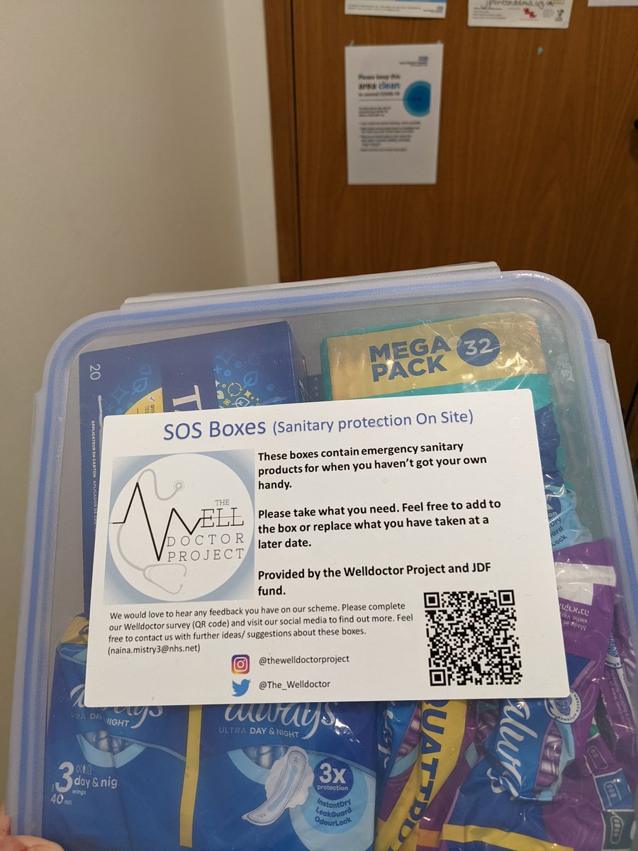The_Welldoctor's tweet image. No more getting caught out! Our new SoS boxes are now in all the staff toilets @GWH_NHS
#workingbetter #periodpositive