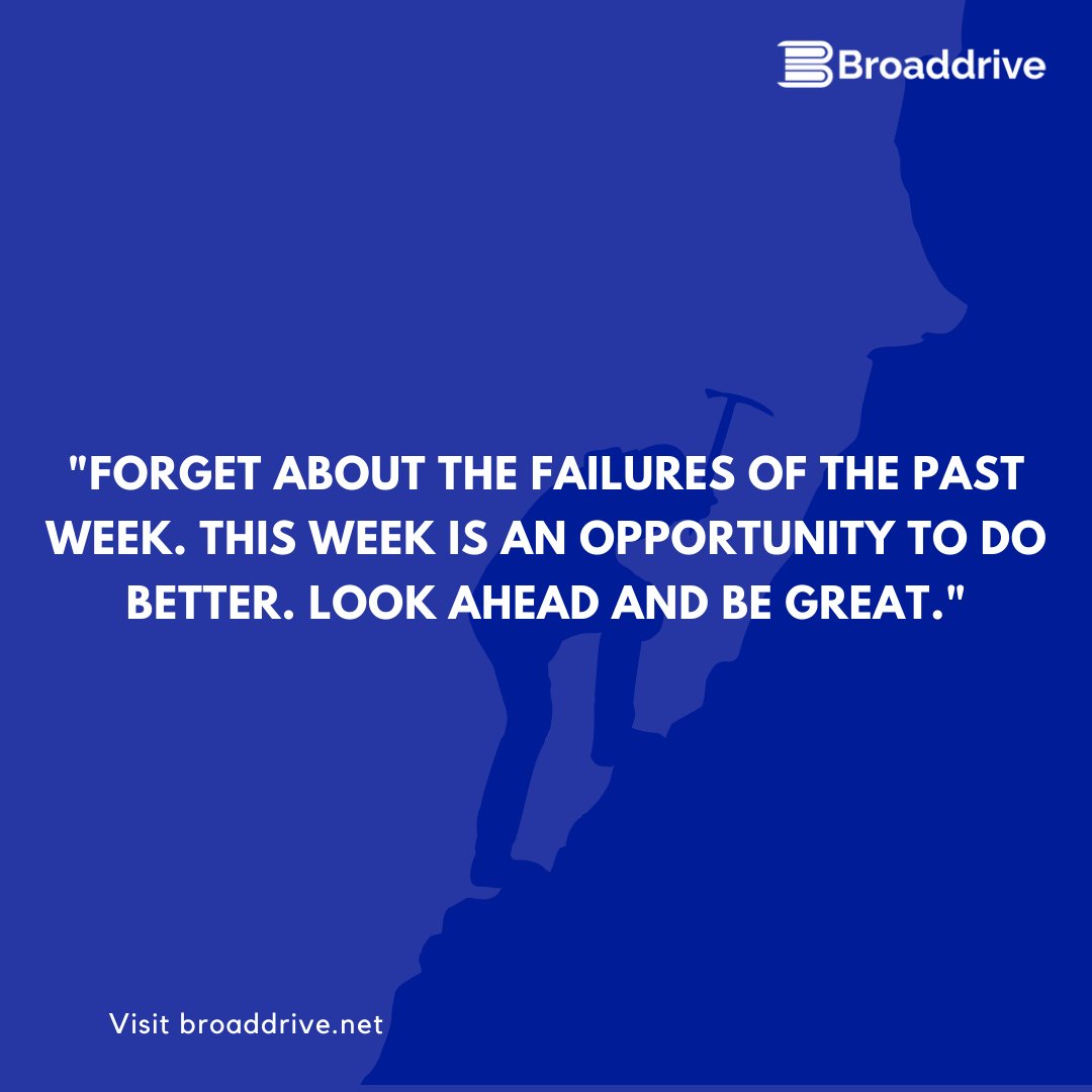 broaddrive's tweet photo. Think smart, work smarter. Achieve great results. Happy new week!
#broaddrive #newweek #mondaymotivation #hostinganddomaincompany https://t.co/9l2goTZH5O