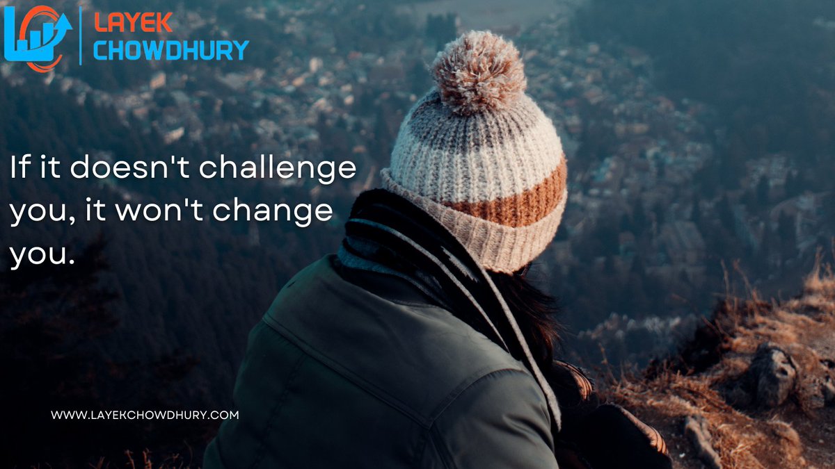 CoachLayek's tweet image. 🔶This means that if a situation is so ordinary that it presents you with no challenge, it cannot transform you in any manner, shape, or form.
We are altered when we find a new skill or realize a limitation of capacity.✅
👉#paulomahony #positive #goal