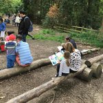 Exploring nature with our Reception 2022 and 2023 families at our fun and educational Learning Outside the Classroom (LOC) session at our stunning Hinchley Wood site!🌲  #learningoutsidetheclassroom 