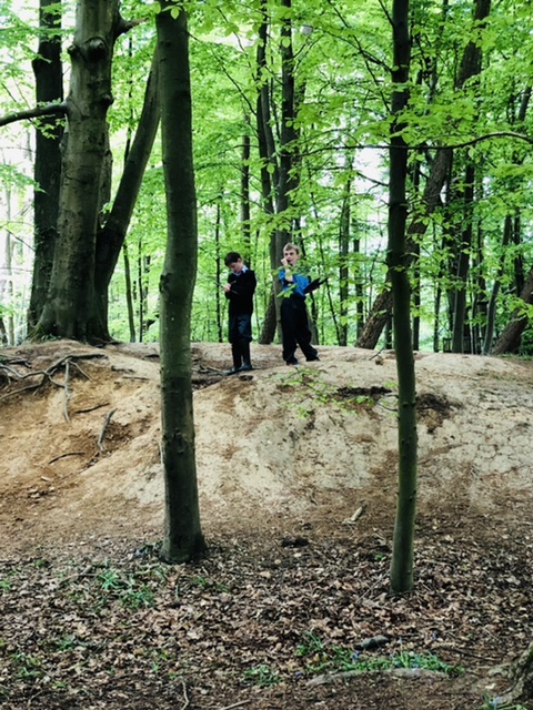 OPSForest's tweet photo. Year 4 have continued designing and plotting their own maps this week. They also did some orienteering around the woodland to find the missing letters, then enjoyed a wordless challenge to make up Mrs Johnston favourite woodland creatures. 

#ForestSchool #OPSLearning https://t.co/9dmZ6Kz5go