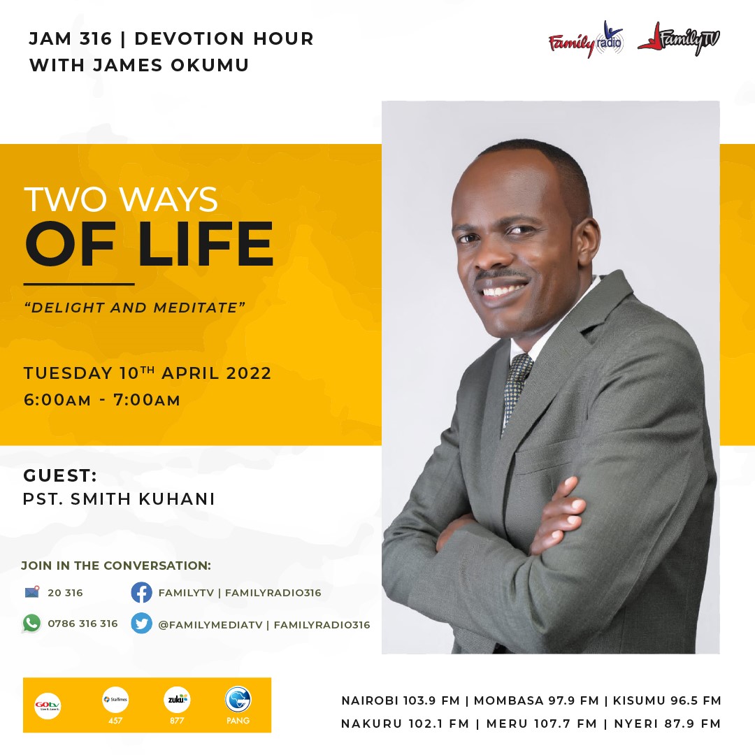 FamilyRadioKe's tweet photo. What does it mean to delight in the laws of the Lord and how does meditation on the word impact our lives? #DevotionalHour #Jam316 https://t.co/5oBEFGKOlA
