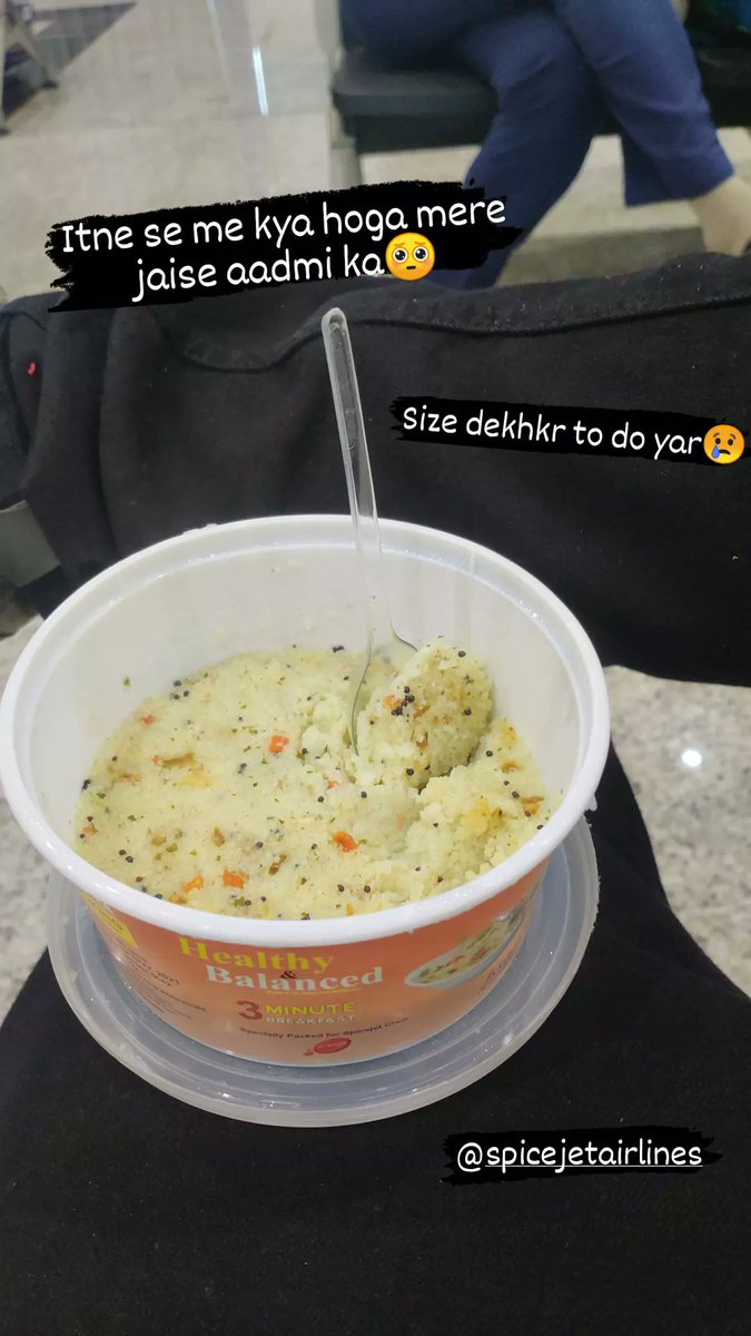 steveash98's tweet photo. @flyspicejet Btw taste is good.. ek chai or ho jati to, aahaa... https://t.co/O77dWoBviE