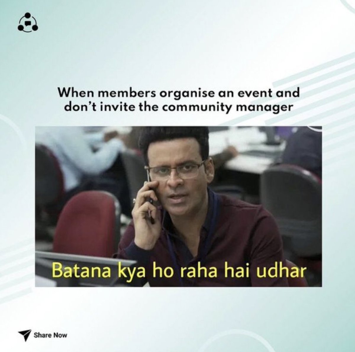 LikeMindsIO's tweet photo. I am proud but I feel betrayed ๐ฅฒ
#LikeMinds #CommunityHood #OnlineCommunities #CommunityEngagement #CommunityDevelopment #Proud #Feeling #Betrayal https://t.co/To7D5gwa1F