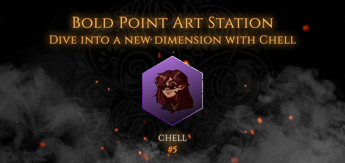 ✨New artist rollout - Chell✨

We are happy to welcome our fifth digital artist!

Chell — 19 year-old digital artist. In her works, she interacts with themes of the Middle Ages, which perfectly resonates with Bold Point. 

🖼️  bp-art.yay.games
🌊 opensea.io/collection/bol…