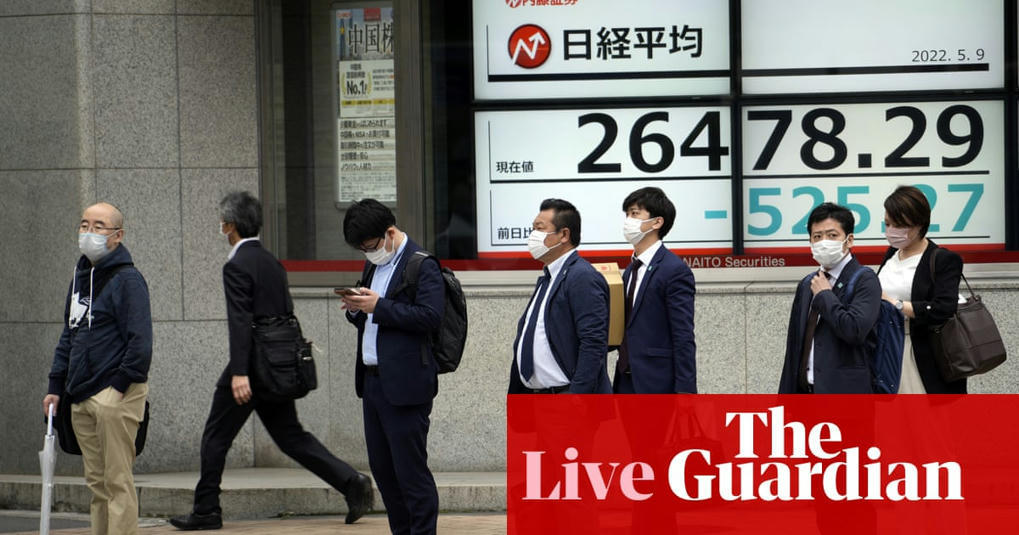 OLOGDubai's tweet photo. Recession worries weigh on markets as China export growth hits two-year low – business live | Business | The Guardian https://t.co/KkUxapG30s https://t.co/d2yVnmIIpJ