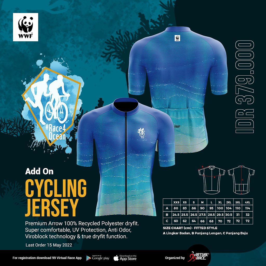 Cycling Jersey 🎽 Race 4 Ocean • 2022