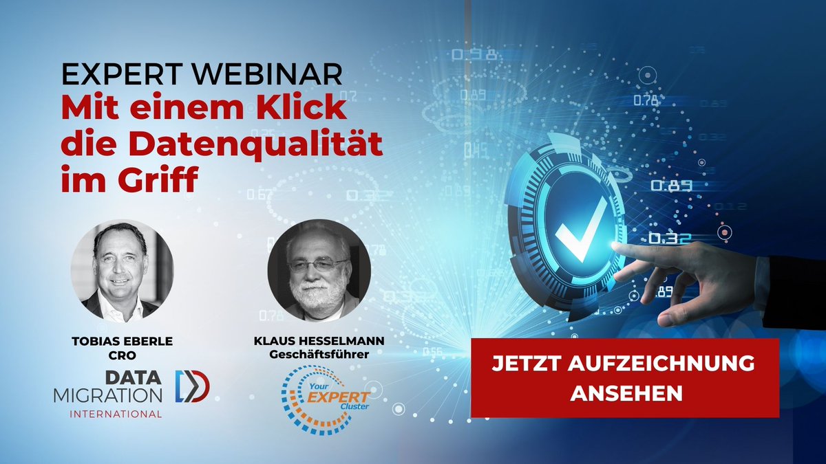 JiVSIMP's tweet photo. Haben Sie unser Webinar verpasst? Die Experten von YEC und DMI erzählten, wie Sie schnell, einfach und mit knappen Ressourcen #Datenmigration zu #S4HANA umsetzen, dabei noch die Datenqualität verbessern, und Kosten reduzieren.▶️ https://t.co/OSL9p1VPOQ
#saphana #saperp #erp #cio https://t.co/Xnq0nKtxdw