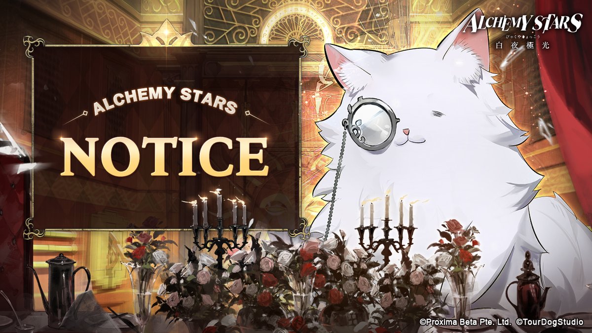 AlchemyStarsEN's tweet photo. Dear Navigators,

Alchemy Stars will undergo maintenance on May 11 from 04:00 to 09:00 (UTC+0). The update will be in preparation for our new event, The Hidden Truth #FragmentsOfAFeast!

Click the link for more details!
https://t.co/Z3eJGQLowj

#AlchemyStars https://t.co/IgiXDEXMqL