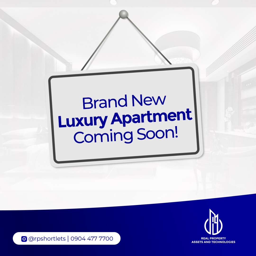 rpshortlets's tweet photo. We are giving you a chance to be our priority customer and make a reservation for an apartment before we open. 

#shortletsinlagos #shortletsinlekki #lekkishortlets #realpropertyassets #luxuryapartmentsinlekki #luxuryapartmentsinlagos https://t.co/LmMHKReIm9