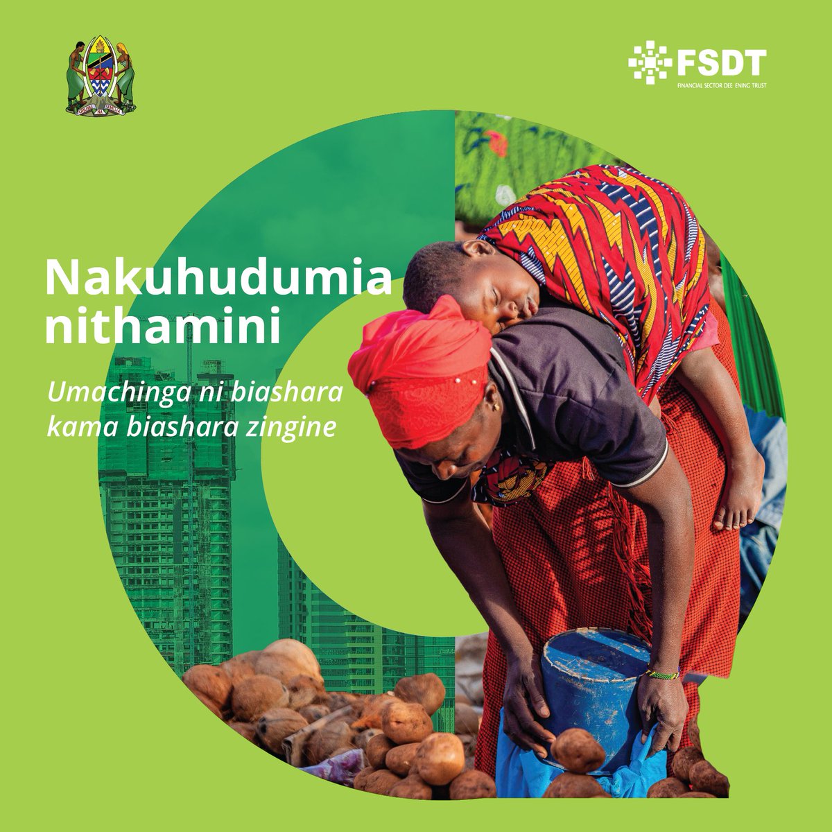 FSDTanzania's tweet photo. "Machinga ni mama, baba, kijana na jamii inanitegemea."
Je, kwako #machinga ni nani? comment hapo chini.
#uwezeshajikiuchumi
#elimuyafedha
#hudumazafedhajumuishi
#wanawakefedha
#vijanafedha
#wafanyabiasharawadogo
#punguzolaumaskini
#machingacampaign https://t.co/akTq7B6gAc