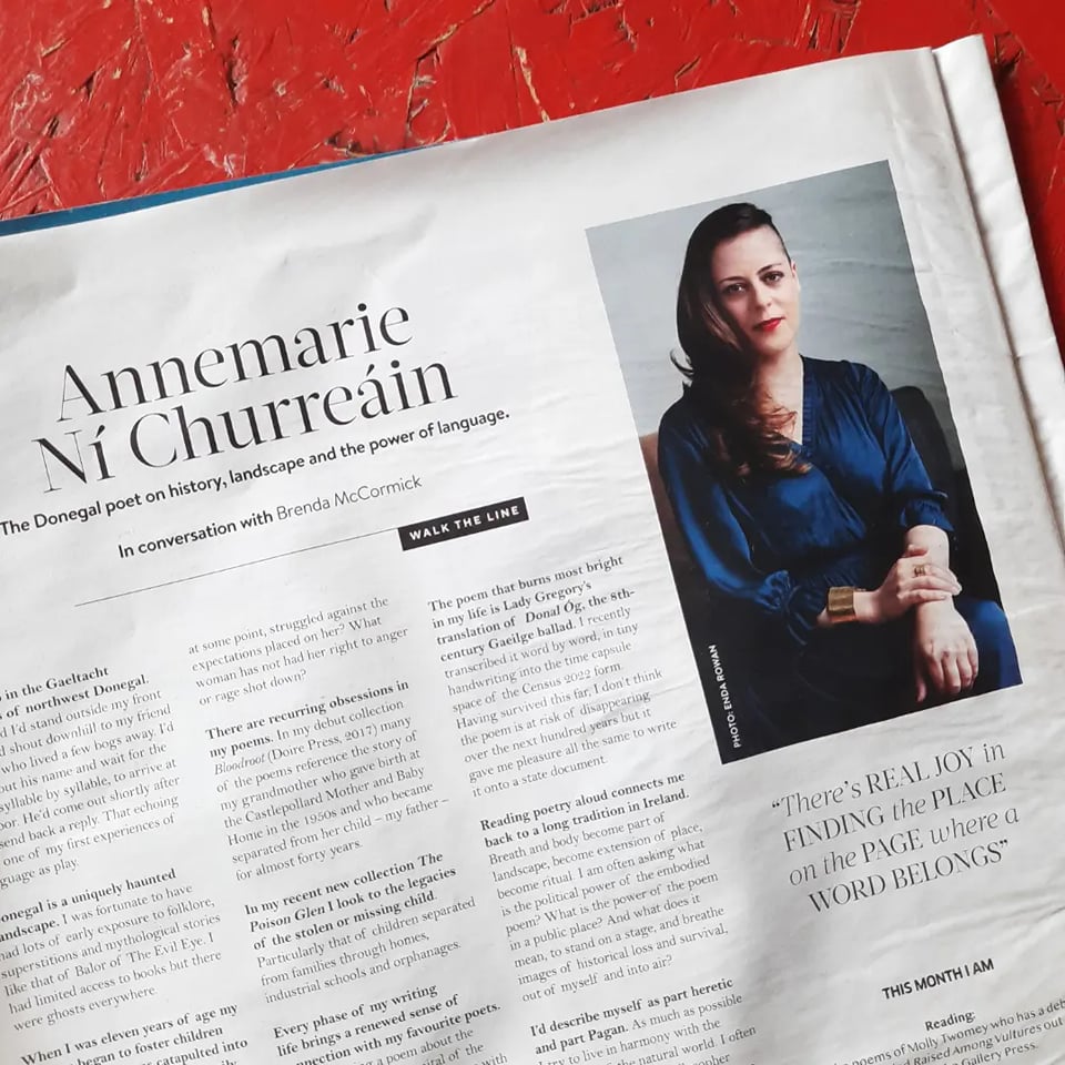 NiChurr's tweet photo. Thanks @brendiebop @irishtatler for this lovely Q&A⚡️This month I'm reading poet @mollytwomey/ enjoying #kombuchanadalaigh/ listening to @CormacBegley/ working @cairdefestival with @laurasheeran as part of #Thelighthouseproject curated by @danigill⚡️@thegallerypress @Doirepress https://t.co/wBxKkgDbKC