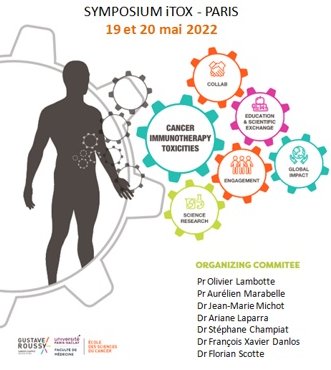 🗓La 5ème édition du symposium iTOX dédié aux effets indésirables induits par les immunothérapies en cancérologie se déroulera les jeudi 19 et vendredi 20 mai à la Cité Internationale Universitaire de Paris.
Inscriptions: bit.ly/3vTQCEb