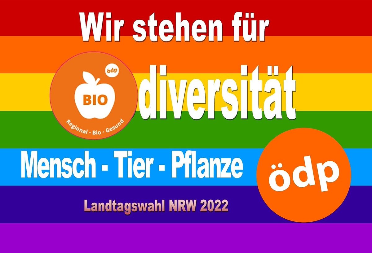 oedp_nrw_'s tweet photo. Am 15. Mai bei der #Landtagswahl für mehr Bio-#Diversität stimmen. Für #Mensch, #Tier und #Pflanze.
#RettetdieBienen - und alle anderen Tiere und Pflanzen auch.
Daher: Zweitstimme #ÖDP - Liste 11
Die Zweitstimme ist die #Bienen-Stimme!
#Biodiversity4future
#ourplanetfirst https://t.co/PZRdvXCbqU