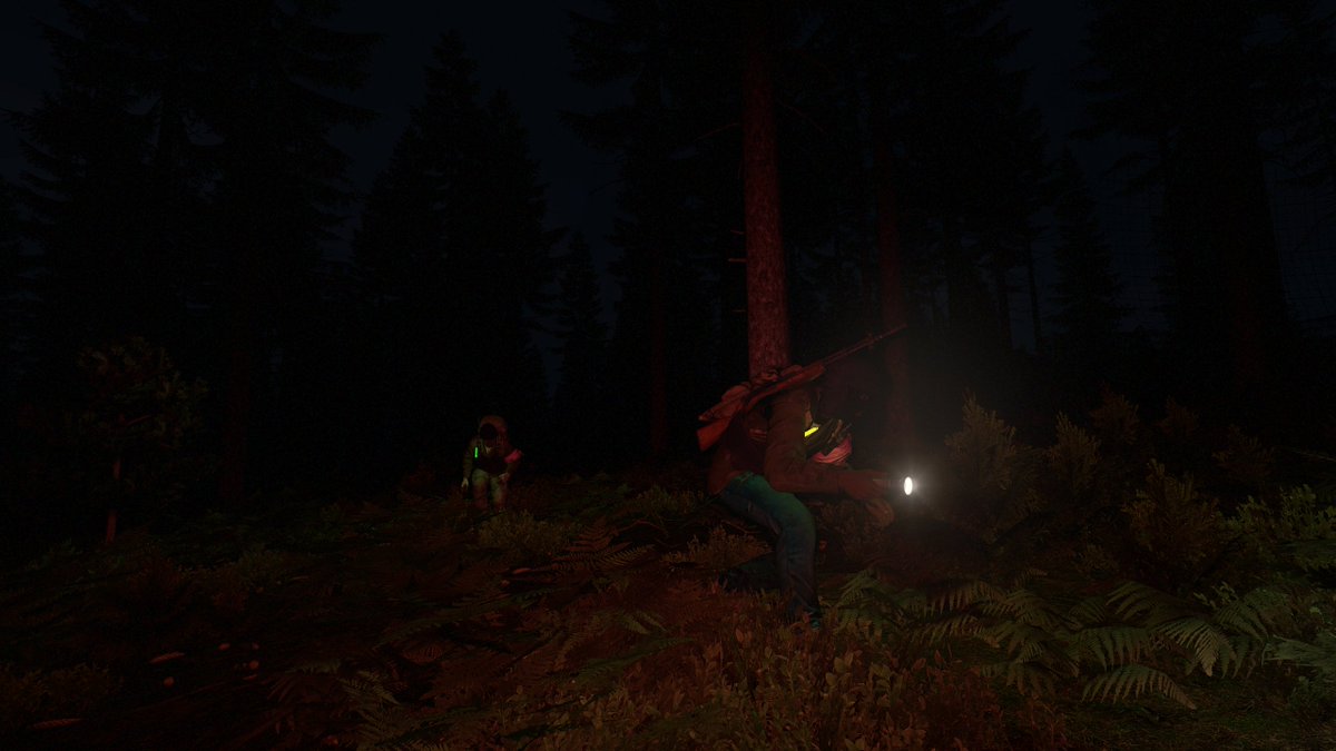 Fid0_'s tweet photo. Getting lost on @Spaggie Deer Isle with these two @MistaHanMan1 @SunniLemonDrop. Who needs enemies with friends like these. #Dayz #NotAfraidofTheDark https://t.co/fK4c2bYcOb