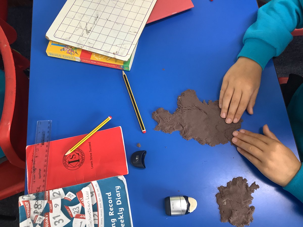 Year 3 are beginning our UK topic by making the shape. Do you think we are close?