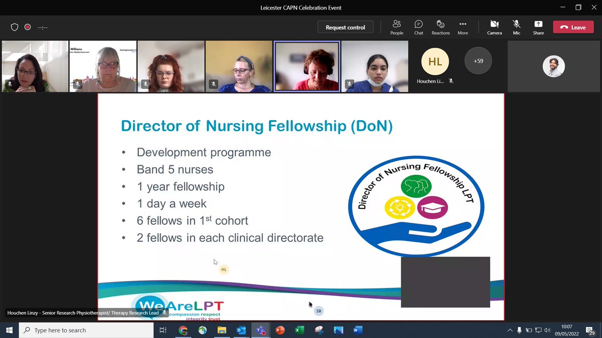 One example is our Director of Nursing Fellowship <a href="/DoNFellowsLPT/">Director of Nursing/AHPs Fellows LPT</a> which we launched last year as a development programme for nurses - we will be soon be launching the 2022 programme!
