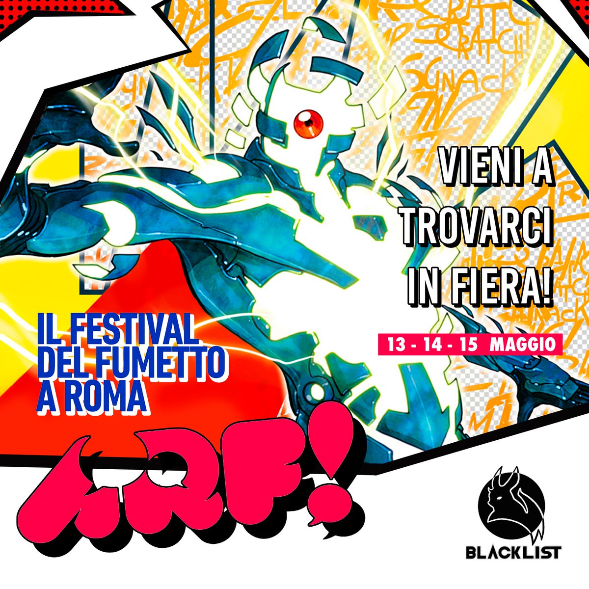 blacklistcrew_'s tweet photo. [🇮🇹 ONLY] Vi aspettiamo in #SelfARF all'@arfestival di Roma il 13-14-15 Maggio!

Insieme ai nostri artisti, troverete anche l'Artbook "Phobos - Ink Project 2021" e le preview dei prossimi progetti @blacklistcrew_. 😏

Stay ARF! 😈✨
_
#ARF5 #ARFestival #ARFestival5 #ARF2022 https://t.co/FhFWHDIhnu