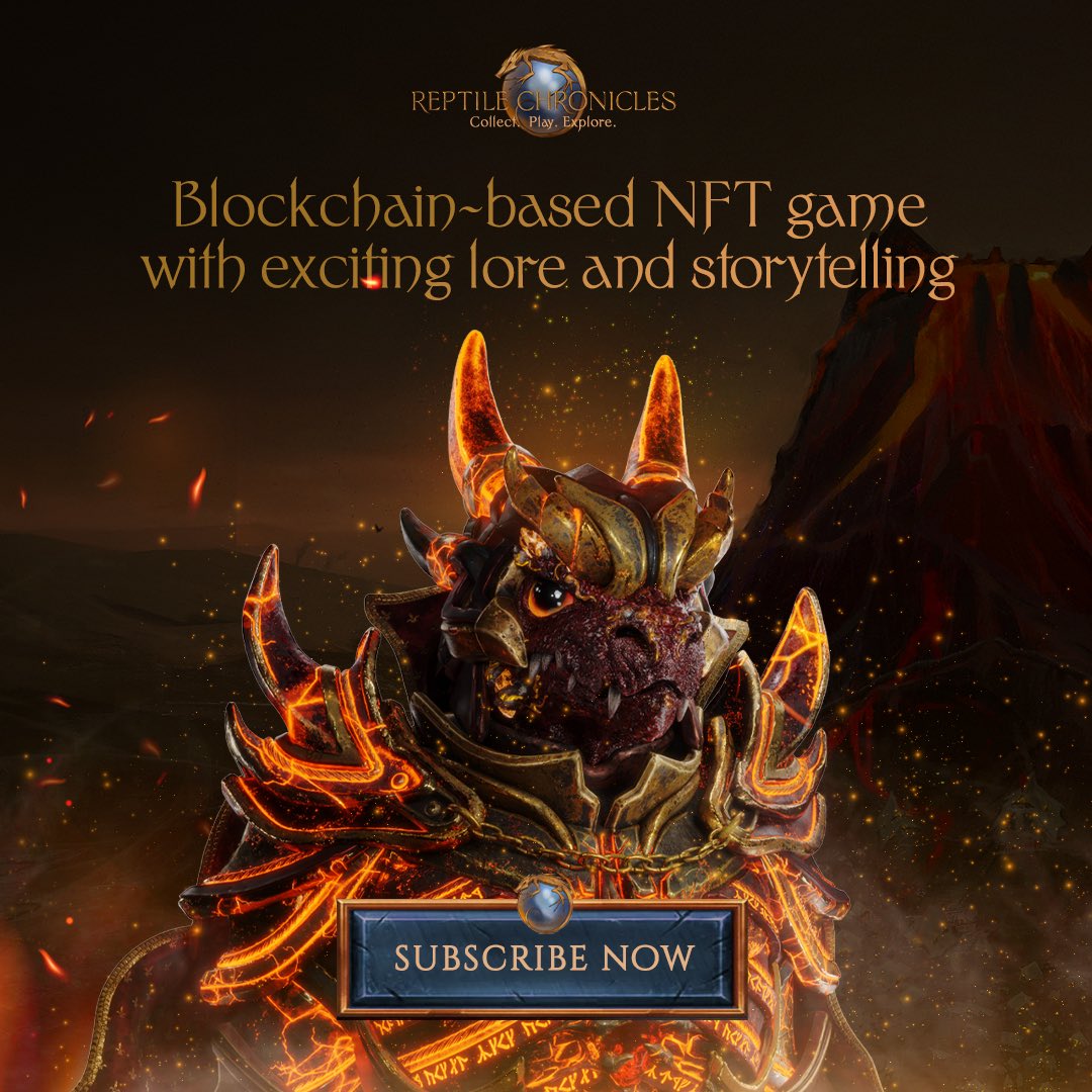 the founders of <a href="/R_chronicls/">Reptile Chronicles</a> 
are making a fantasy game with lore as good as Lord of the Rings, detailed 3D art and Skyrim vibes🔥

I got 20 WL spots for us:
1. Tag 3 friends + RT
2. Follow <a href="/R_chronicls/">Reptile Chronicles</a> and <a href="/shahh/">shah</a>
2. Join discord discord.gg/FnEcNMurrY

#NFTs #NFTCommunity #ad