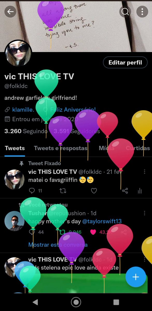 folkldc's tweet photo. hoje é meu aniversário moots 🥳 https://t.co/lXD77GdWqx