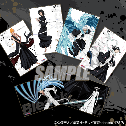 yeashsir's tweet photo. 【BLEACH オンラインくじ MY SWORD, MY SOUL-くじ引き堂】　おまけキャンペーン:イラストカード6枚セット　https://t.co/XWBJR91ktP  https://t.co/ylug6qazpY #BLEACH #BLEACH_anime #くじ引き堂