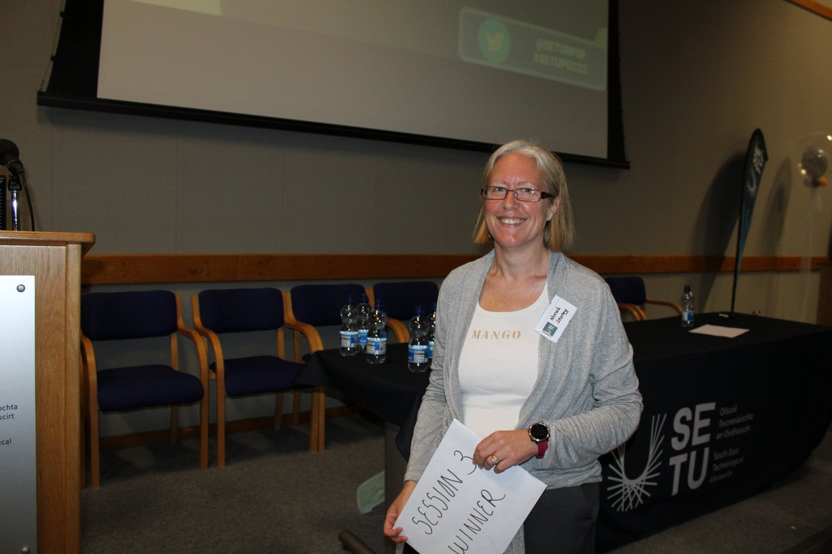 SETU_Research's tweet photo. Congratulations to the winners of the 2022 #SETU Postgraduate Research Conference - Anna Karpinska, Michelle Greene, Norah Storey, Bernard Concanon and Nicole Keohane 👏 

A wonderful day of presentations from our postgraduate research community! #InspiringFutures 

@SETURPGF https://t.co/Geyer13OLH