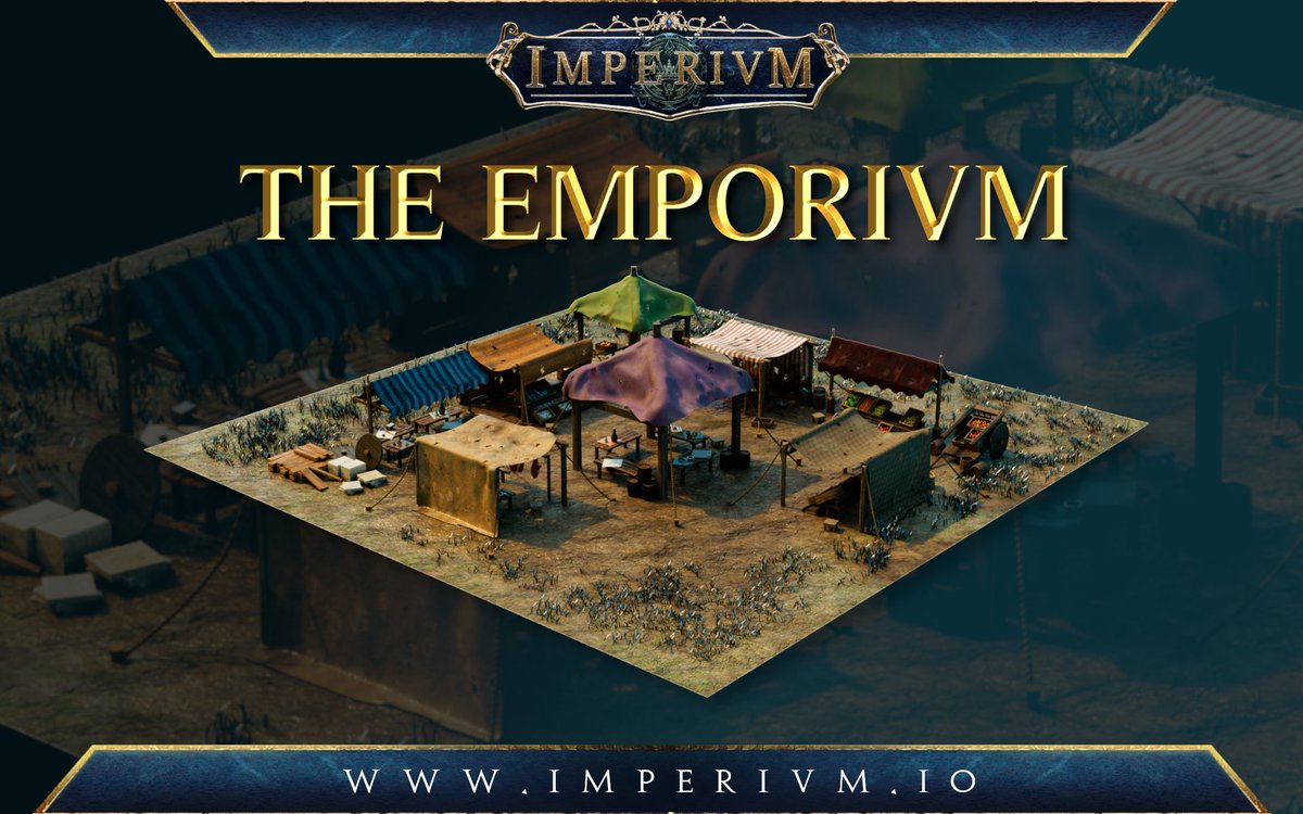 Imperivm_real's tweet photo. ⚖️THE EMPORIVM ⚖️
The soldiers have finished building the market! It will play a fundamental role in the "P2E" features of IMPERIVM! This is only lvl1! 

🔸 Join us now: https://t.co/UaBgfCfpXi

#IMPERIVM_ARMY #NFTProjects #P2Egame https://t.co/dPoesPTRIe