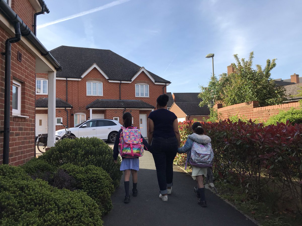 rachelmjohnson's tweet photo. This week is mental health awareness week and the theme is loneliness. I will share some ways I try to reduce feelings of loneliness and social isolation 😊 I enjoy taking my nieces to school on a Monday. It’s a great way for me to connect with others and make memories #MHAW2022 https://t.co/xNxFBVb4L4
