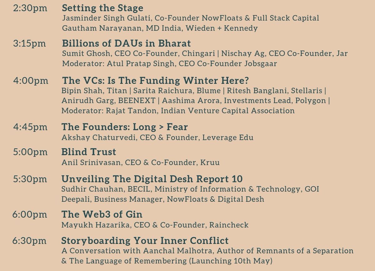 GulatiSinghJ's tweet photo. So looking forward to the #DigitalDesh Report No. 10 at the #FullStackCapitalSummerHuddle https://t.co/27SWo34RnF