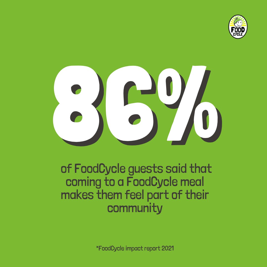 💚 This week is #MentalHealthAwarenssWeek.

For some people, our meal may be the only time they socialise all week.

We want to remind you that everybody is welcome at our meals. Going to a new place alone can be daunting but we promise that you will receive a warm welcome!