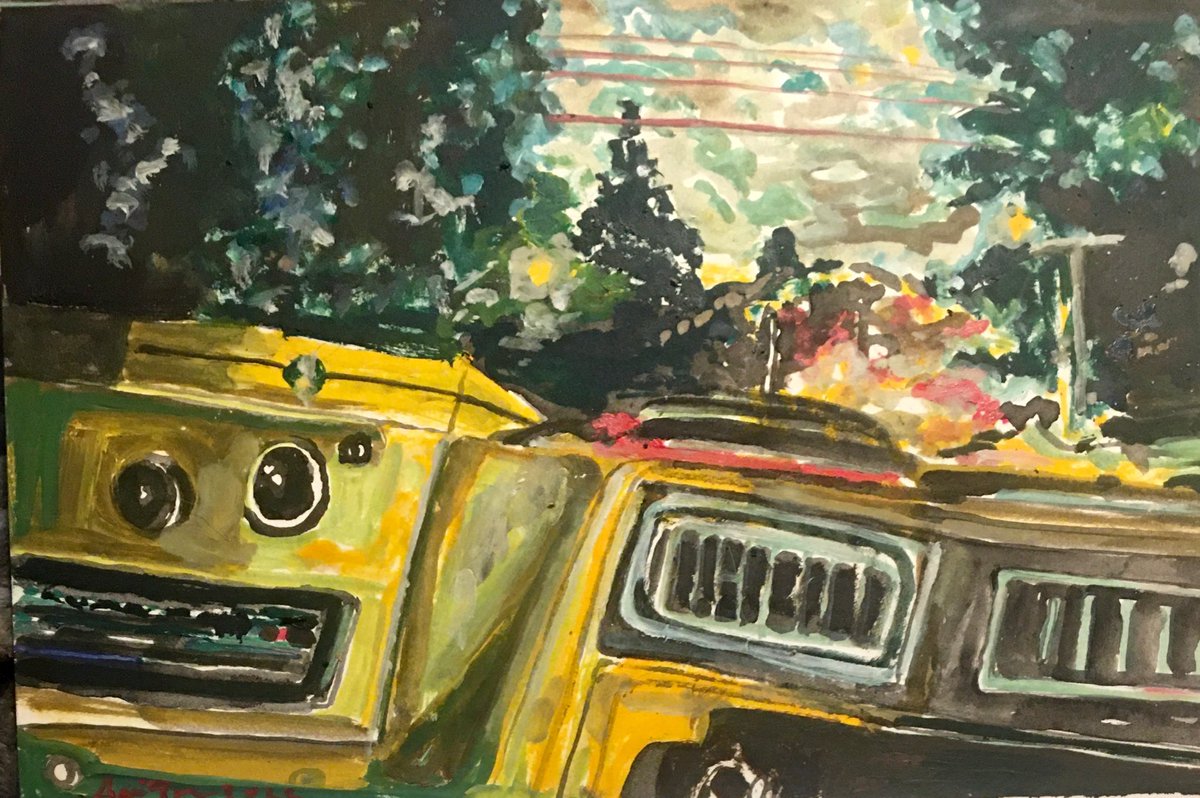 amitallman1's tweet photo. On the north avenues, early morning.
ink and oil on paper
8” x 12 inches #amitallman #homeless #homelessartist #keepamihoused #artcentermfa #mikekelley @Simon_Reeve #gofundme @rexatious https://t.co/1th6Eyfkta