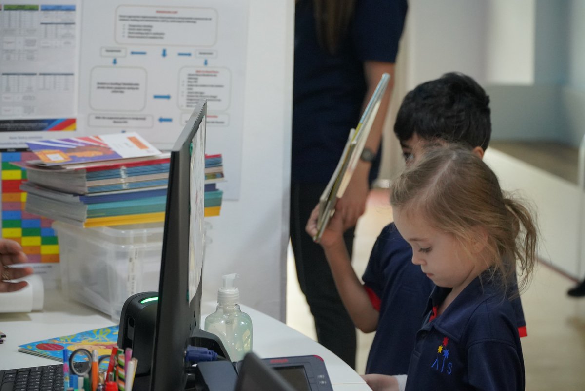 AIS_SchLibrary's tweet photo. Great to have students back at the library this morning. #AISReading #AISLibrary #AISELC #AISReading https://t.co/wmFTGV2sHn
