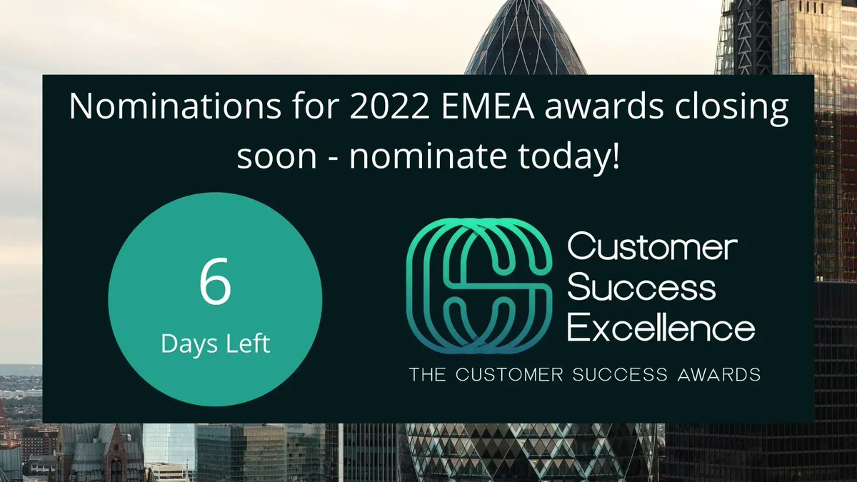 The Customer Growth Awards tweet media